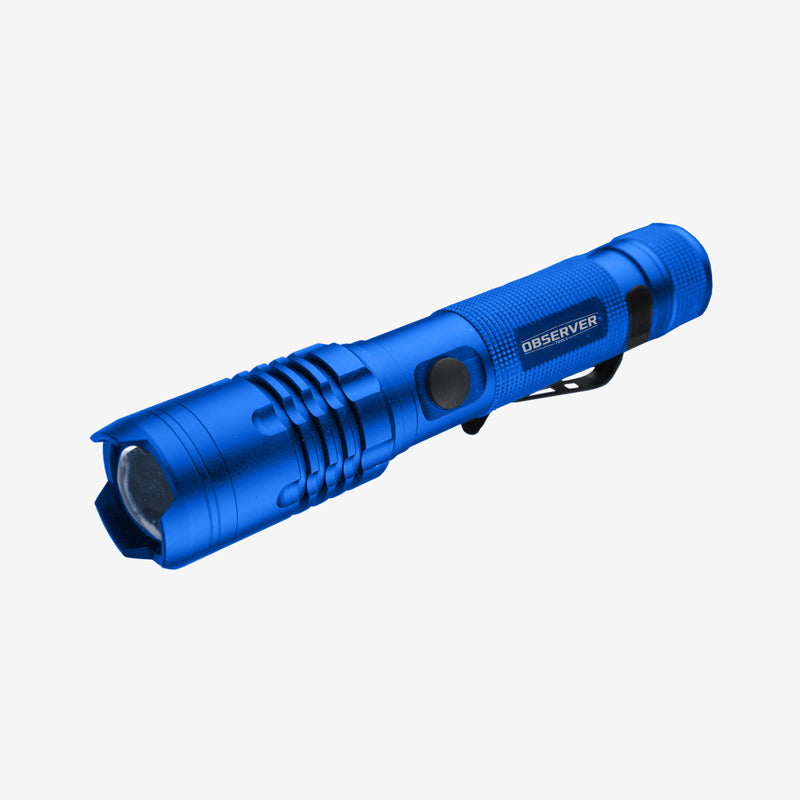 Blue LED Flashlight, Convenient to Use Hunting Flashlight for Fishing :  : Tools & Home Improvement